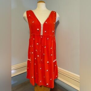 O’Neill - floral crochet tank mini dress